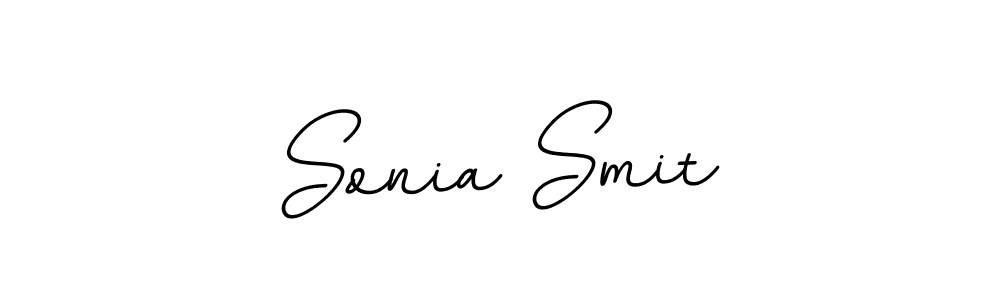 Use a signature maker to create a handwritten signature online. With this signature software, you can design (BallpointsItalic-DORy9) your own signature for name Sonia Smit. Sonia Smit signature style 11 images and pictures png