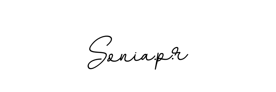 How to Draw Sonia.p.r signature style? BallpointsItalic-DORy9 is a latest design signature styles for name Sonia.p.r. Sonia.p.r signature style 11 images and pictures png