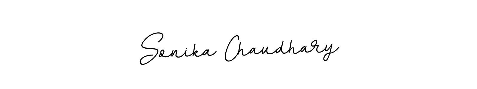 Sonika Chaudhary stylish signature style. Best Handwritten Sign (BallpointsItalic-DORy9) for my name. Handwritten Signature Collection Ideas for my name Sonika Chaudhary. Sonika Chaudhary signature style 11 images and pictures png