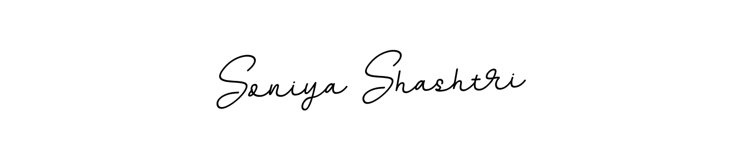 You should practise on your own different ways (BallpointsItalic-DORy9) to write your name (Soniya Shashtri) in signature. don't let someone else do it for you. Soniya Shashtri signature style 11 images and pictures png