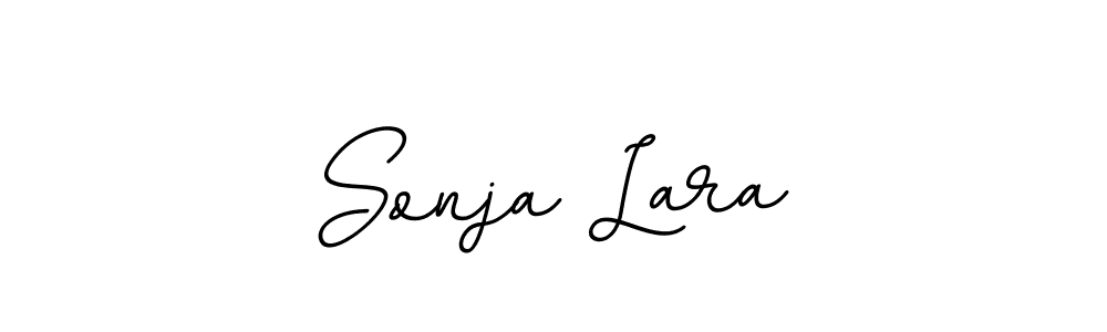 Sonja Lara stylish signature style. Best Handwritten Sign (BallpointsItalic-DORy9) for my name. Handwritten Signature Collection Ideas for my name Sonja Lara. Sonja Lara signature style 11 images and pictures png