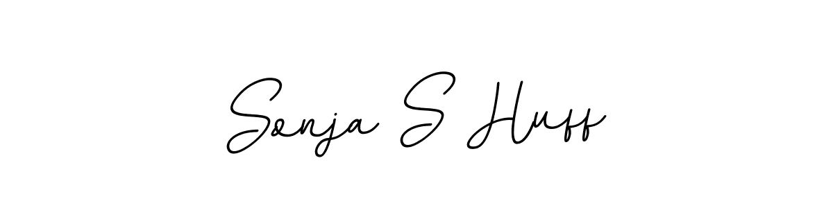 Design your own signature with our free online signature maker. With this signature software, you can create a handwritten (BallpointsItalic-DORy9) signature for name Sonja S Huff. Sonja S Huff signature style 11 images and pictures png