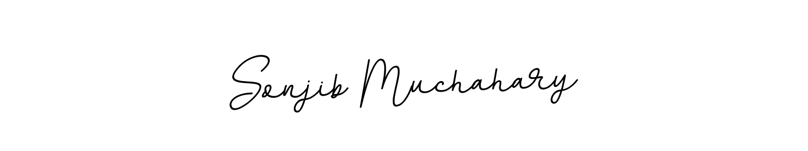 You should practise on your own different ways (BallpointsItalic-DORy9) to write your name (Sonjib Muchahary) in signature. don't let someone else do it for you. Sonjib Muchahary signature style 11 images and pictures png