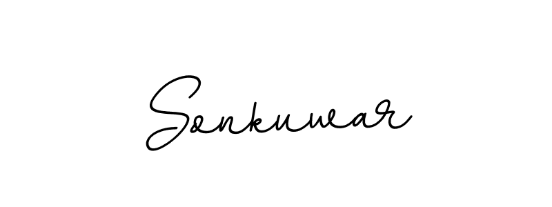 Sonkuwar stylish signature style. Best Handwritten Sign (BallpointsItalic-DORy9) for my name. Handwritten Signature Collection Ideas for my name Sonkuwar. Sonkuwar signature style 11 images and pictures png