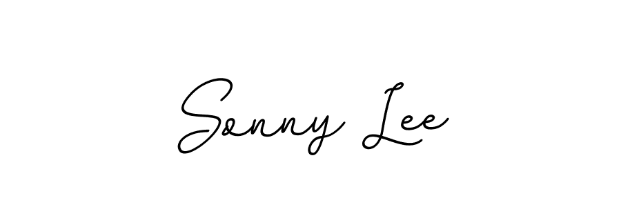 Create a beautiful signature design for name Sonny Lee. With this signature (BallpointsItalic-DORy9) fonts, you can make a handwritten signature for free. Sonny Lee signature style 11 images and pictures png
