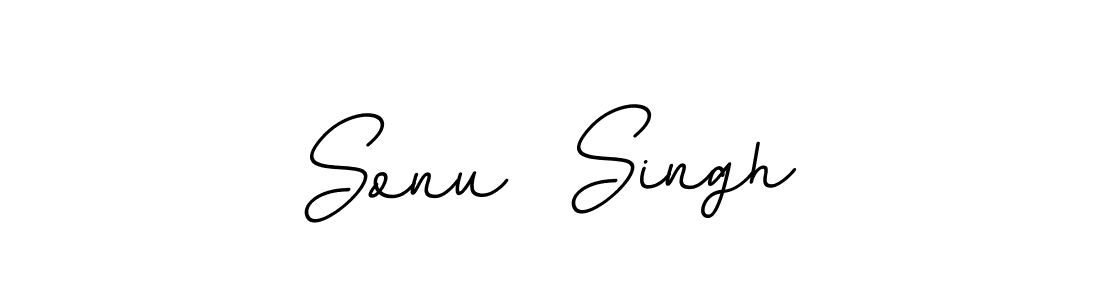 Create a beautiful signature design for name Sonu  Singh. With this signature (BallpointsItalic-DORy9) fonts, you can make a handwritten signature for free. Sonu  Singh signature style 11 images and pictures png