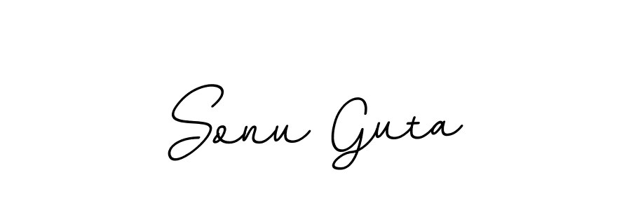 It looks lik you need a new signature style for name Sonu Guta. Design unique handwritten (BallpointsItalic-DORy9) signature with our free signature maker in just a few clicks. Sonu Guta signature style 11 images and pictures png