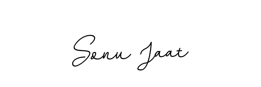 Create a beautiful signature design for name Sonu Jaat. With this signature (BallpointsItalic-DORy9) fonts, you can make a handwritten signature for free. Sonu Jaat signature style 11 images and pictures png