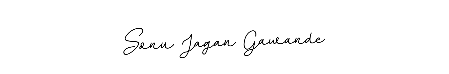 Also we have Sonu Jagan Gawande name is the best signature style. Create professional handwritten signature collection using BallpointsItalic-DORy9 autograph style. Sonu Jagan Gawande signature style 11 images and pictures png