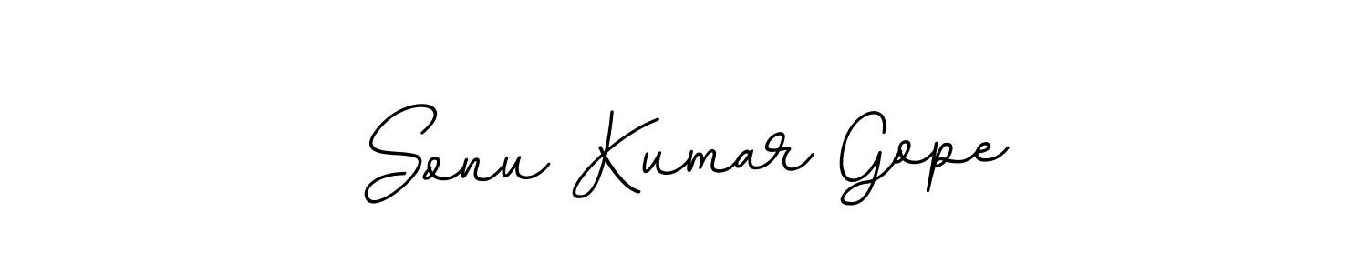 This is the best signature style for the Sonu Kumar Gope name. Also you like these signature font (BallpointsItalic-DORy9). Mix name signature. Sonu Kumar Gope signature style 11 images and pictures png