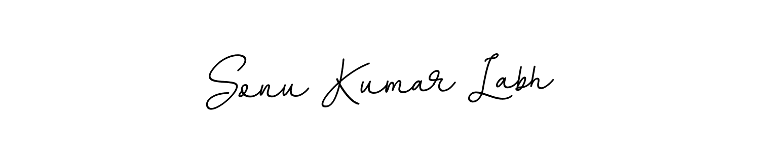 Design your own signature with our free online signature maker. With this signature software, you can create a handwritten (BallpointsItalic-DORy9) signature for name Sonu Kumar Labh. Sonu Kumar Labh signature style 11 images and pictures png