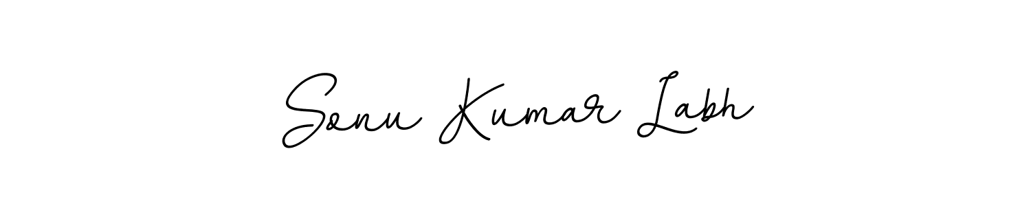 Design your own signature with our free online signature maker. With this signature software, you can create a handwritten (BallpointsItalic-DORy9) signature for name Sonu Kumar Labh. Sonu Kumar Labh signature style 11 images and pictures png