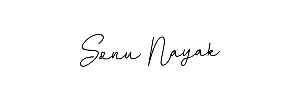 Create a beautiful signature design for name Sonu Nayak. With this signature (BallpointsItalic-DORy9) fonts, you can make a handwritten signature for free. Sonu Nayak signature style 11 images and pictures png