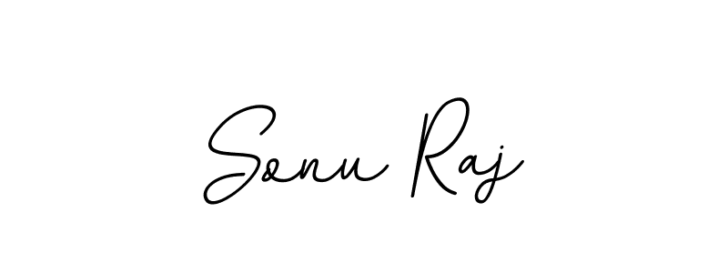 Use a signature maker to create a handwritten signature online. With this signature software, you can design (BallpointsItalic-DORy9) your own signature for name Sonu Raj. Sonu Raj signature style 11 images and pictures png