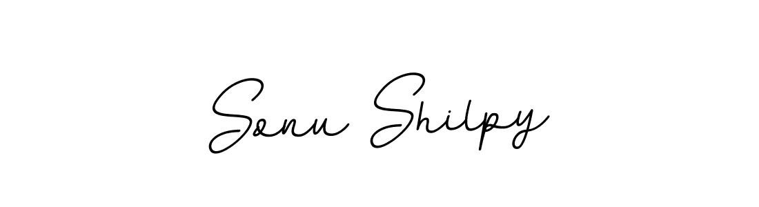 Use a signature maker to create a handwritten signature online. With this signature software, you can design (BallpointsItalic-DORy9) your own signature for name Sonu Shilpy. Sonu Shilpy signature style 11 images and pictures png