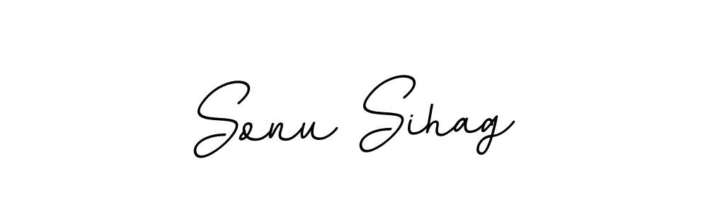 This is the best signature style for the Sonu Sihag name. Also you like these signature font (BallpointsItalic-DORy9). Mix name signature. Sonu Sihag signature style 11 images and pictures png