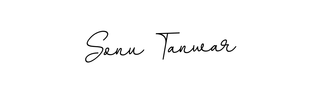 Also we have Sonu Tanwar name is the best signature style. Create professional handwritten signature collection using BallpointsItalic-DORy9 autograph style. Sonu Tanwar signature style 11 images and pictures png