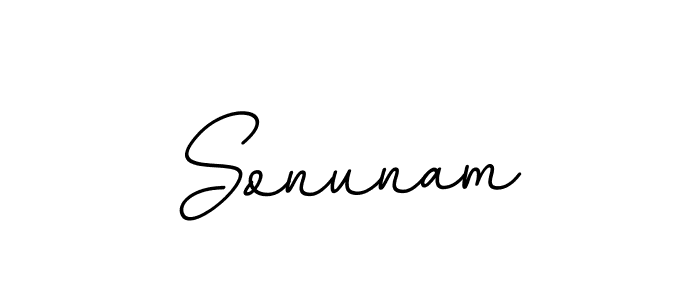 Use a signature maker to create a handwritten signature online. With this signature software, you can design (BallpointsItalic-DORy9) your own signature for name Sonunam. Sonunam signature style 11 images and pictures png