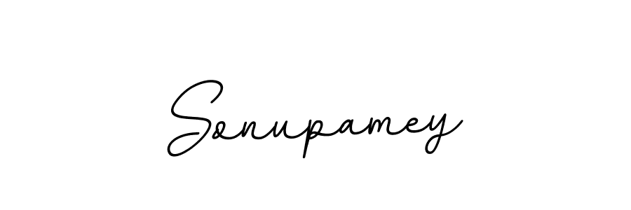 Use a signature maker to create a handwritten signature online. With this signature software, you can design (BallpointsItalic-DORy9) your own signature for name Sonupamey. Sonupamey signature style 11 images and pictures png