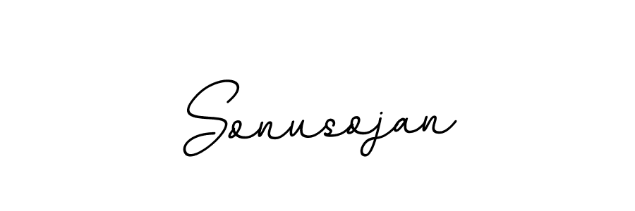 Design your own signature with our free online signature maker. With this signature software, you can create a handwritten (BallpointsItalic-DORy9) signature for name Sonusojan. Sonusojan signature style 11 images and pictures png