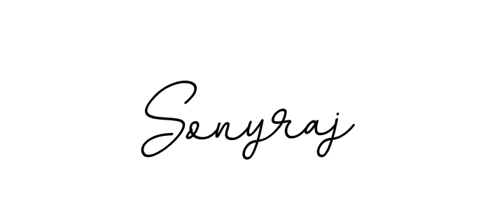 Sonyraj stylish signature style. Best Handwritten Sign (BallpointsItalic-DORy9) for my name. Handwritten Signature Collection Ideas for my name Sonyraj. Sonyraj signature style 11 images and pictures png