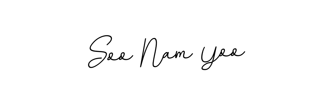 How to make Soo Nam Yoo signature? BallpointsItalic-DORy9 is a professional autograph style. Create handwritten signature for Soo Nam Yoo name. Soo Nam Yoo signature style 11 images and pictures png