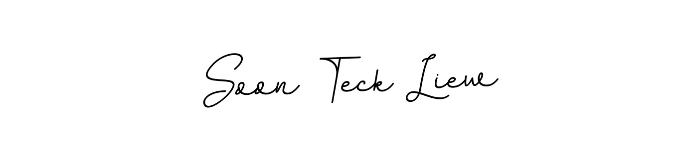 Soon Teck Liew stylish signature style. Best Handwritten Sign (BallpointsItalic-DORy9) for my name. Handwritten Signature Collection Ideas for my name Soon Teck Liew. Soon Teck Liew signature style 11 images and pictures png