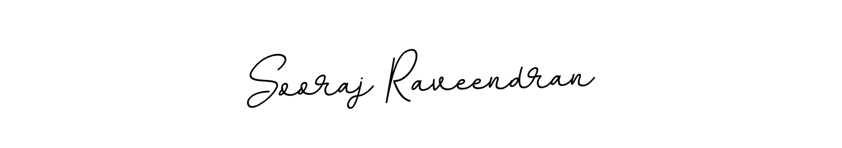 How to make Sooraj Raveendran name signature. Use BallpointsItalic-DORy9 style for creating short signs online. This is the latest handwritten sign. Sooraj Raveendran signature style 11 images and pictures png