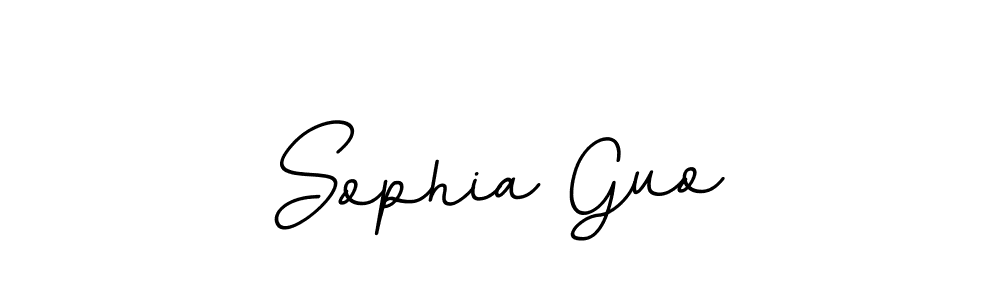 Design your own signature with our free online signature maker. With this signature software, you can create a handwritten (BallpointsItalic-DORy9) signature for name Sophia Guo. Sophia Guo signature style 11 images and pictures png