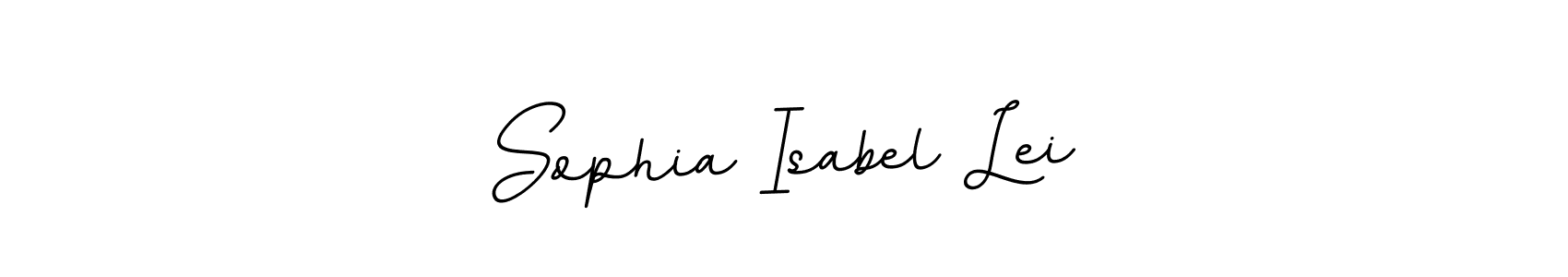 It looks lik you need a new signature style for name Sophia Isabel Lei. Design unique handwritten (BallpointsItalic-DORy9) signature with our free signature maker in just a few clicks. Sophia Isabel Lei signature style 11 images and pictures png