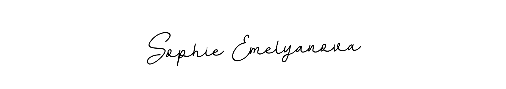 Use a signature maker to create a handwritten signature online. With this signature software, you can design (BallpointsItalic-DORy9) your own signature for name Sophie Emelyanova. Sophie Emelyanova signature style 11 images and pictures png