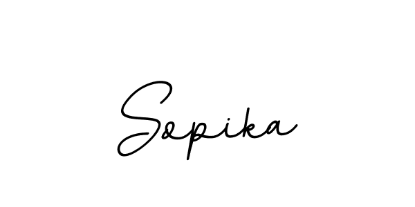 Design your own signature with our free online signature maker. With this signature software, you can create a handwritten (BallpointsItalic-DORy9) signature for name Sopika. Sopika signature style 11 images and pictures png