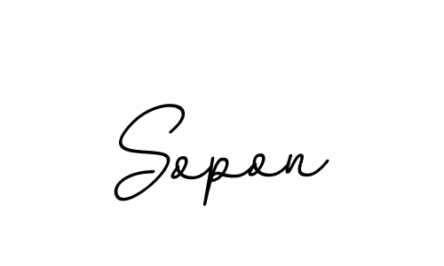 Sopon stylish signature style. Best Handwritten Sign (BallpointsItalic-DORy9) for my name. Handwritten Signature Collection Ideas for my name Sopon. Sopon signature style 11 images and pictures png