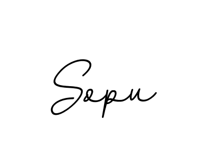 Make a beautiful signature design for name Sopu. With this signature (BallpointsItalic-DORy9) style, you can create a handwritten signature for free. Sopu signature style 11 images and pictures png