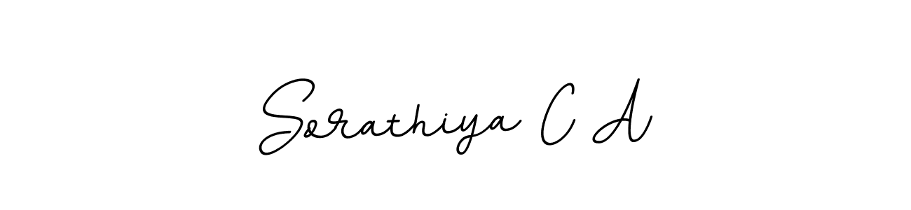 if you are searching for the best signature style for your name Sorathiya C A. so please give up your signature search. here we have designed multiple signature styles  using BallpointsItalic-DORy9. Sorathiya C A signature style 11 images and pictures png