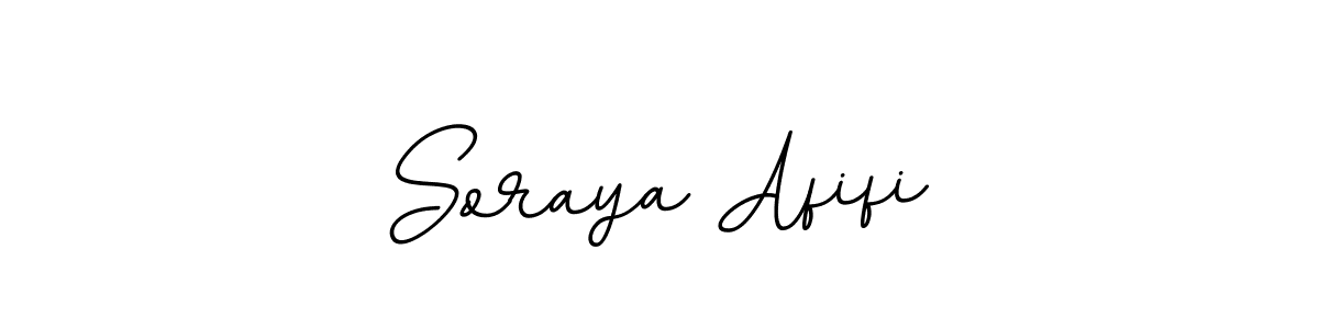 How to make Soraya Afifi name signature. Use BallpointsItalic-DORy9 style for creating short signs online. This is the latest handwritten sign. Soraya Afifi signature style 11 images and pictures png