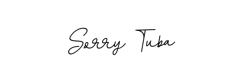 Create a beautiful signature design for name Sorry Tuba. With this signature (BallpointsItalic-DORy9) fonts, you can make a handwritten signature for free. Sorry Tuba signature style 11 images and pictures png