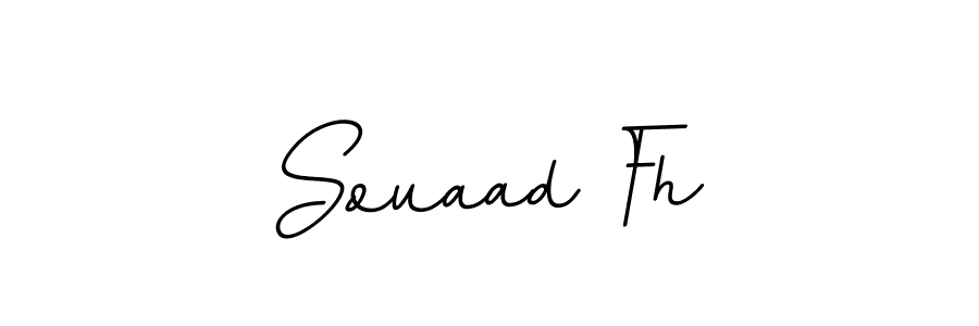 Design your own signature with our free online signature maker. With this signature software, you can create a handwritten (BallpointsItalic-DORy9) signature for name Souaad Fh. Souaad Fh signature style 11 images and pictures png