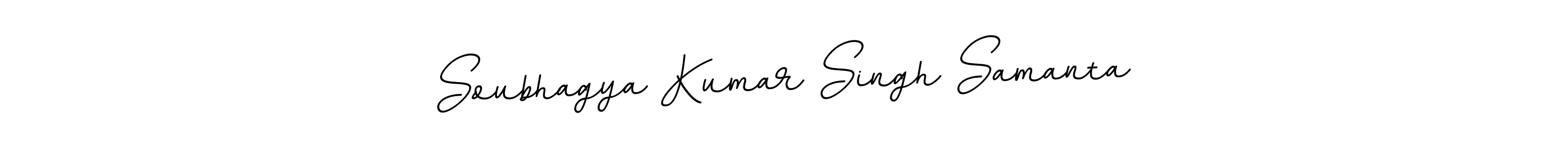 Create a beautiful signature design for name Soubhagya Kumar Singh Samanta. With this signature (BallpointsItalic-DORy9) fonts, you can make a handwritten signature for free. Soubhagya Kumar Singh Samanta signature style 11 images and pictures png