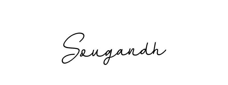 The best way (BallpointsItalic-DORy9) to make a short signature is to pick only two or three words in your name. The name Sougandh include a total of six letters. For converting this name. Sougandh signature style 11 images and pictures png