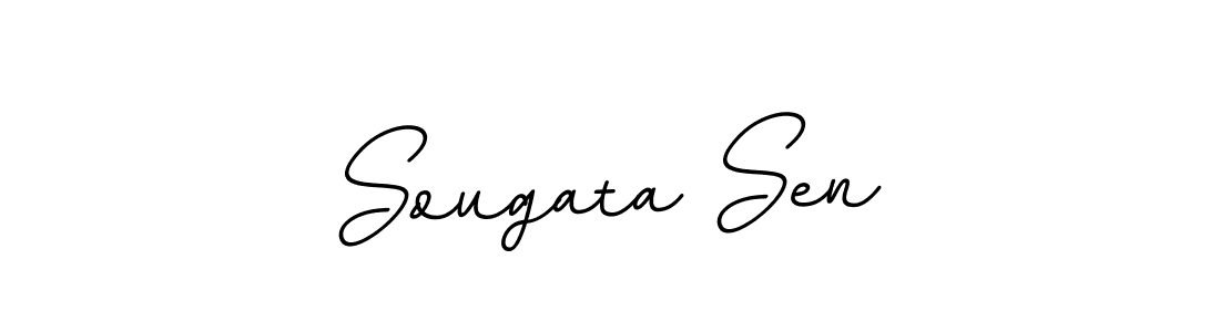 You should practise on your own different ways (BallpointsItalic-DORy9) to write your name (Sougata Sen) in signature. don't let someone else do it for you. Sougata Sen signature style 11 images and pictures png
