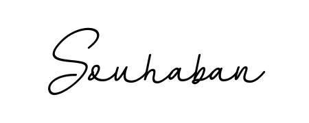 Generate high-definition signature styles for Souhaban. The BallpointsItalic-DORy9 typeface ensures crisp legibility and sophisticated design. Souhaban signature style 11 images and pictures png