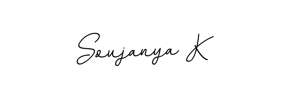 if you are searching for the best signature style for your name Soujanya K. so please give up your signature search. here we have designed multiple signature styles  using BallpointsItalic-DORy9. Soujanya K signature style 11 images and pictures png