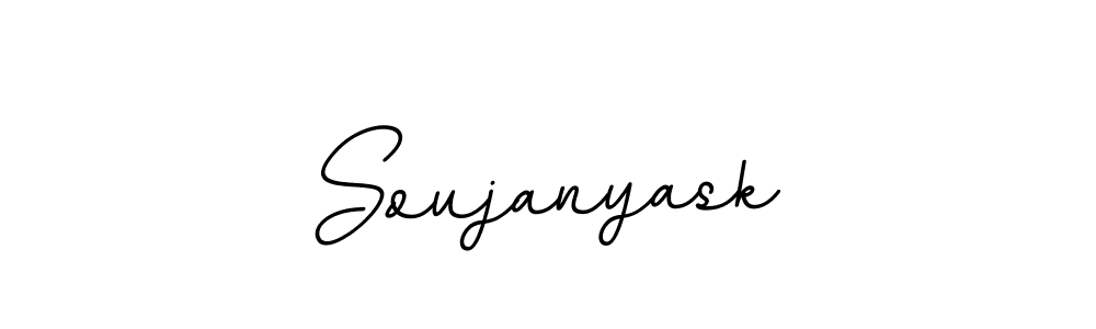 Use a signature maker to create a handwritten signature online. With this signature software, you can design (BallpointsItalic-DORy9) your own signature for name Soujanyask. Soujanyask signature style 11 images and pictures png