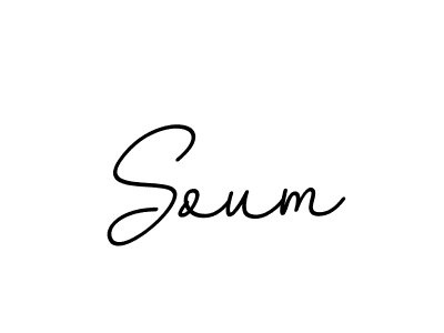 Soum stylish signature style. Best Handwritten Sign (BallpointsItalic-DORy9) for my name. Handwritten Signature Collection Ideas for my name Soum. Soum signature style 11 images and pictures png