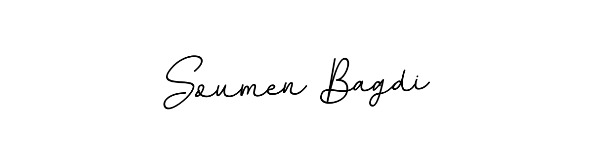 Create a beautiful signature design for name Soumen Bagdi. With this signature (BallpointsItalic-DORy9) fonts, you can make a handwritten signature for free. Soumen Bagdi signature style 11 images and pictures png