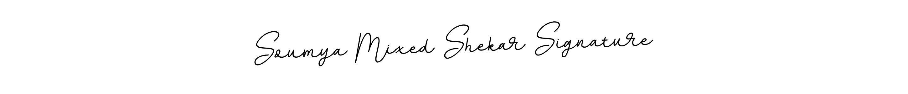 How to make Soumya Mixed Shekar Signature signature? BallpointsItalic-DORy9 is a professional autograph style. Create handwritten signature for Soumya Mixed Shekar Signature name. Soumya Mixed Shekar Signature signature style 11 images and pictures png