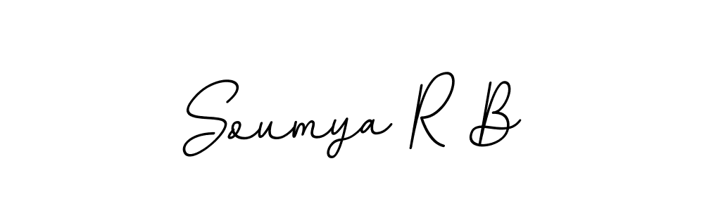 How to make Soumya R B signature? BallpointsItalic-DORy9 is a professional autograph style. Create handwritten signature for Soumya R B name. Soumya R B signature style 11 images and pictures png