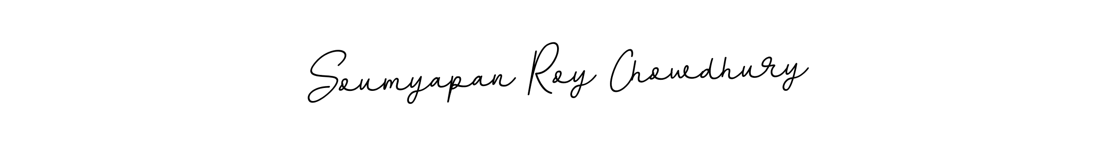 How to make Soumyapan Roy Chowdhury name signature. Use BallpointsItalic-DORy9 style for creating short signs online. This is the latest handwritten sign. Soumyapan Roy Chowdhury signature style 11 images and pictures png