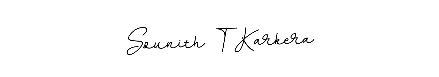 Make a short Sounith T Karkera signature style. Manage your documents anywhere anytime using BallpointsItalic-DORy9. Create and add eSignatures, submit forms, share and send files easily. Sounith T Karkera signature style 11 images and pictures png